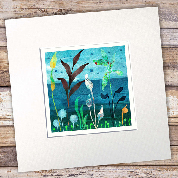 Abstract Floral Giclée Art Print - Brights I - Clifftop