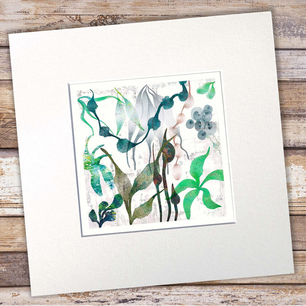 Abstract Floral Giclée Art Print - Serene I