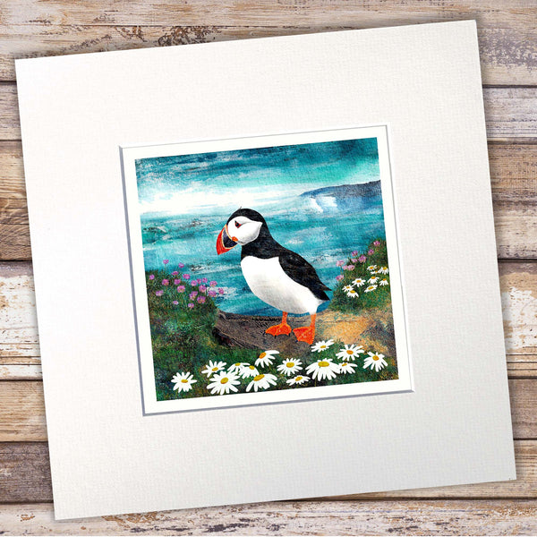 Puffin Giclée Art Print - 'Skomer Puffin'- Seabird Collection
