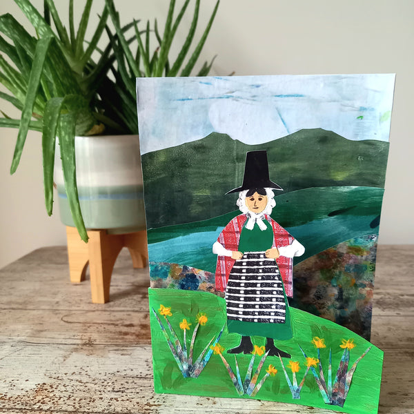 Welsh Rural Dress and Daffodils Collage Workshop @ Y Ty Celf Gallery, 27th Feb 2026