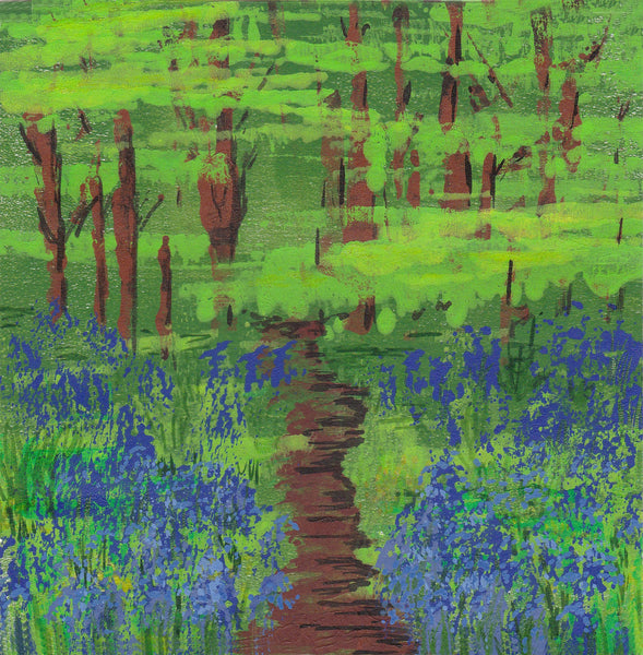 Bluebells and Blackbirds - Gelli Printing Workshop @ Y Ty Celf Gallery, Fri 10th April 2026