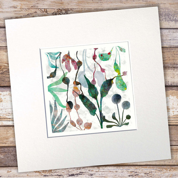 Abstract Floral Giclée Art Print- Serene III