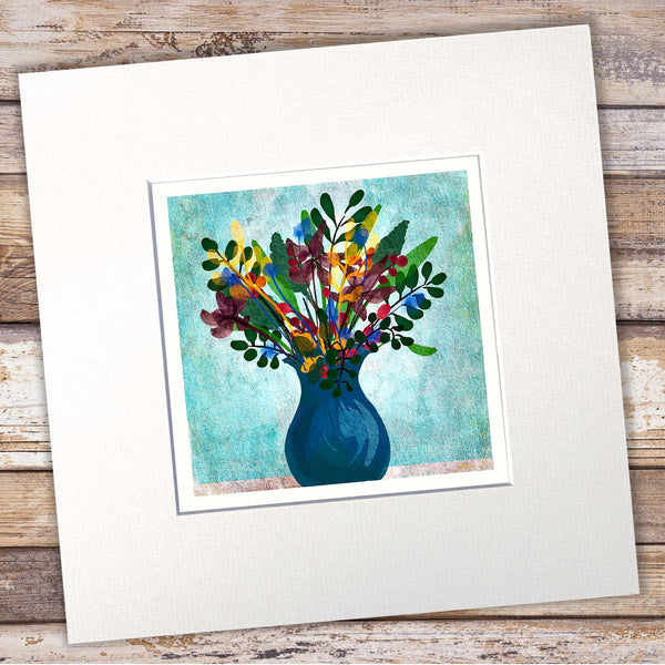 Abstract Flower Vase Giclée Art Print - Sybil